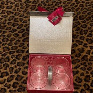 Ulta Beauty Pink Party Serving Set with Clear Cups